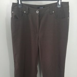 Rafaella Petite Brown Pant